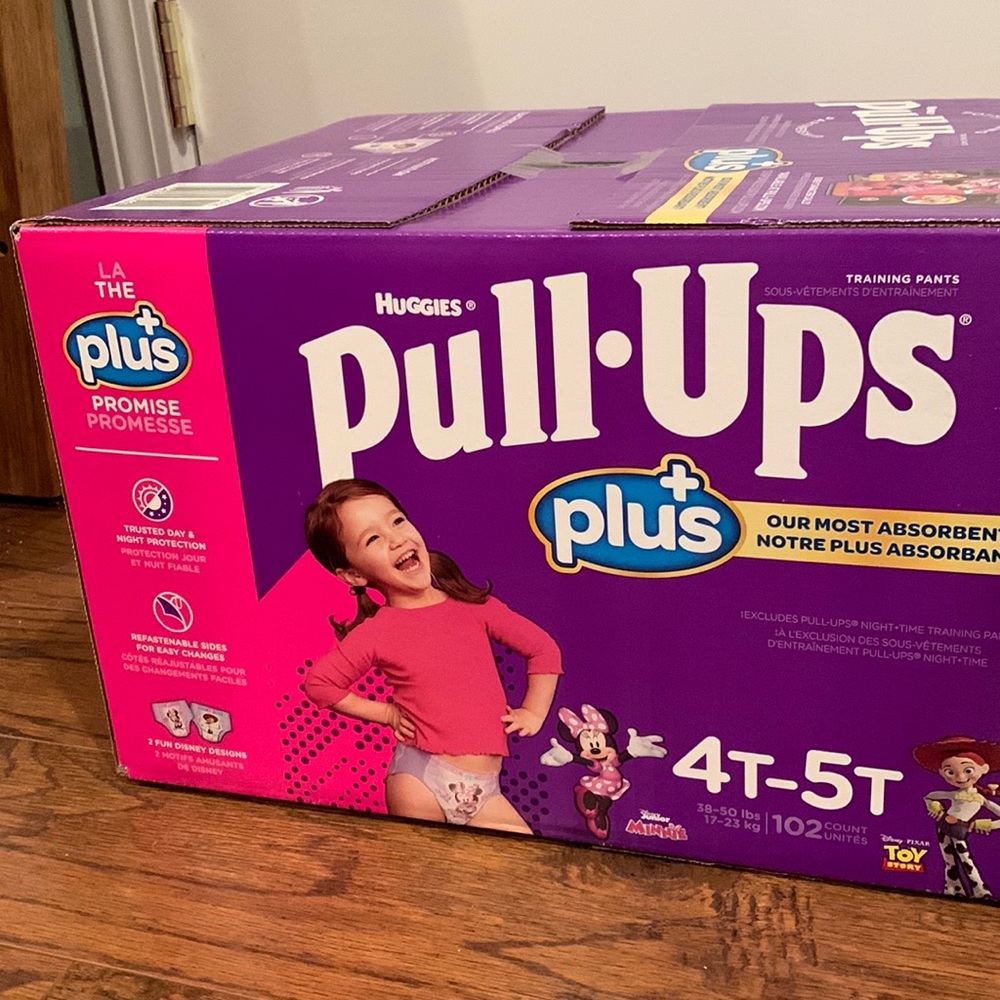 New, never opened box of Huggies Potty Training Pull•Ups